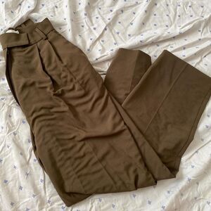 The Frankie Shop Bea trouser pants in brown